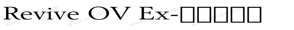 Revive OV Ex字体转换